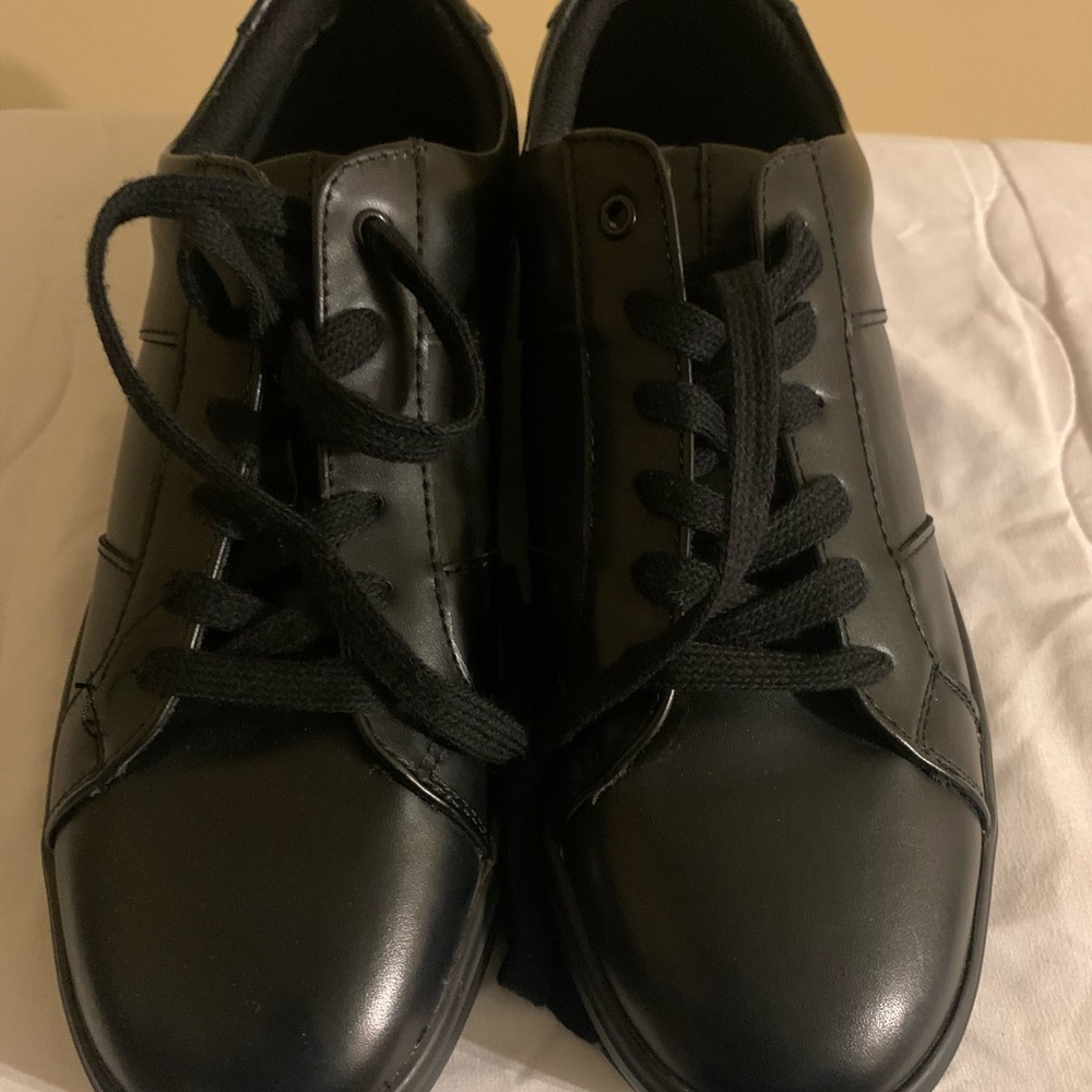 INC Mens Casual Keanu Black Sneakers Sz 8.5M